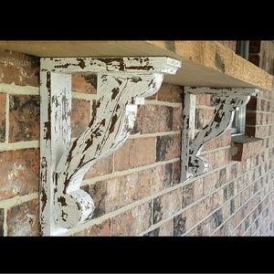 Pair of Distressed Corbels